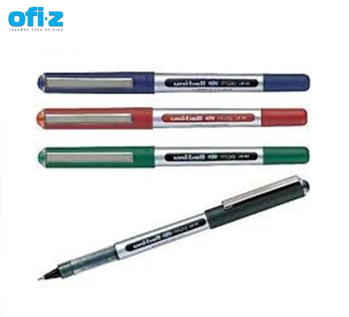Boligrafo Roller UB-150 AZ-NG-VE-AZ