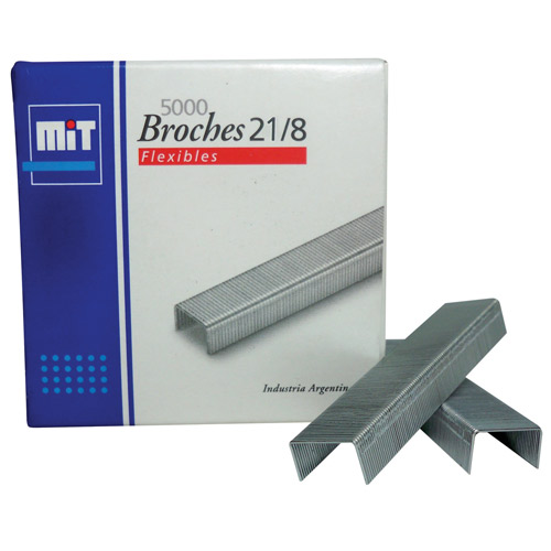 Broches abrochadora 21/8x5000u Mit