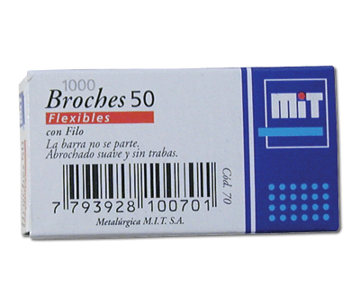 Broches MIT | # 50 (x 1000 u.)