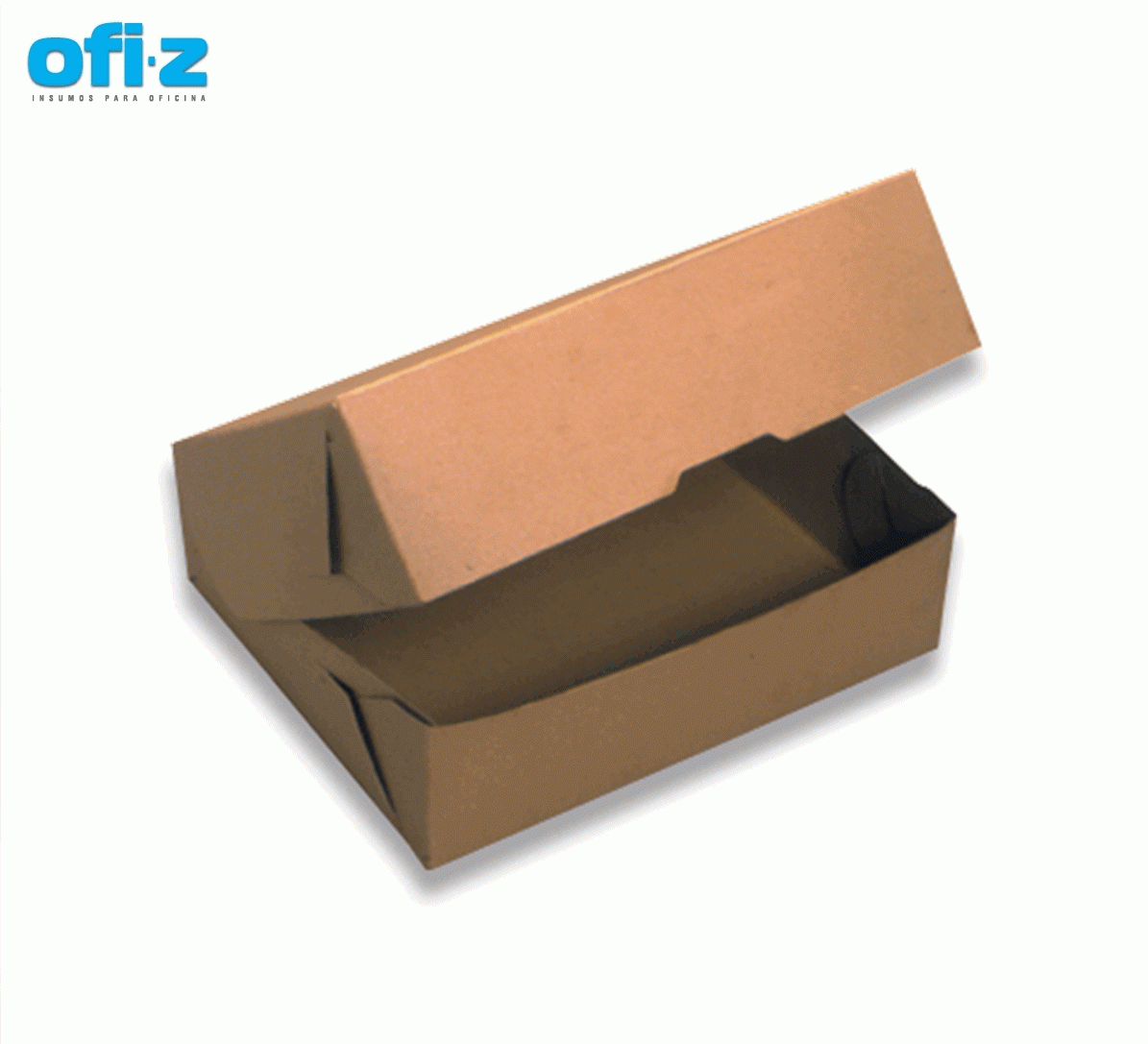 Caja archivo de cartón Tapa Volcada - (36X25X12)CM
