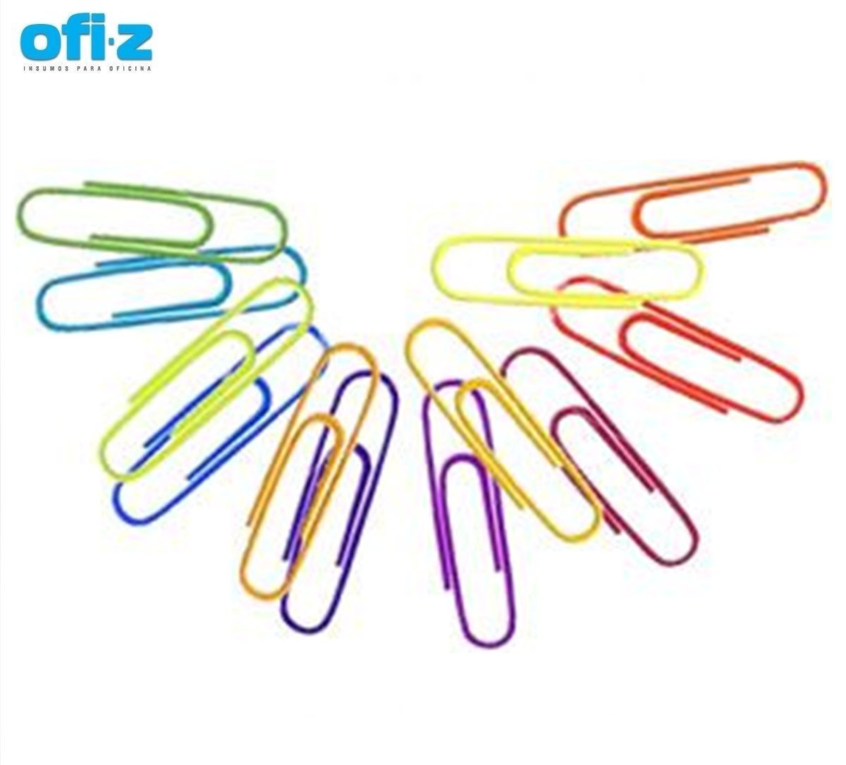 Clip metálicos forrados N°4