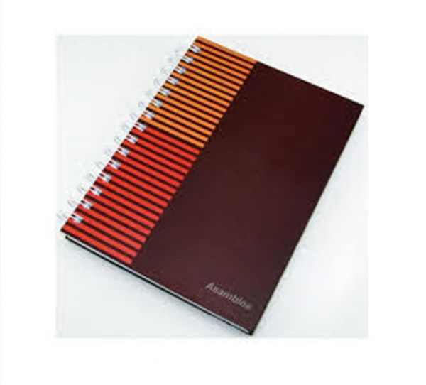 Cuaderno Espiral A5 Tapa Dura 120 Hojas Cuadriculado