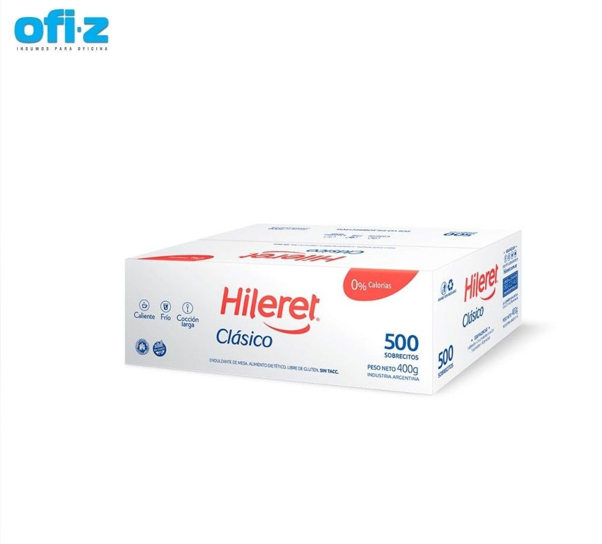 Edulcorante Caja x 500 sobres Hileret