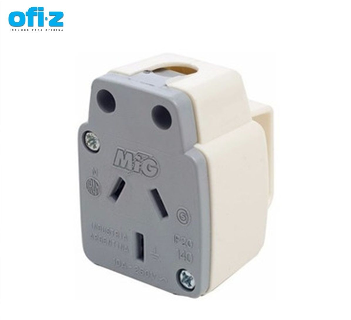 FICHA 220V. HEMBRA TRIPOLAR ALTO IMPACTO