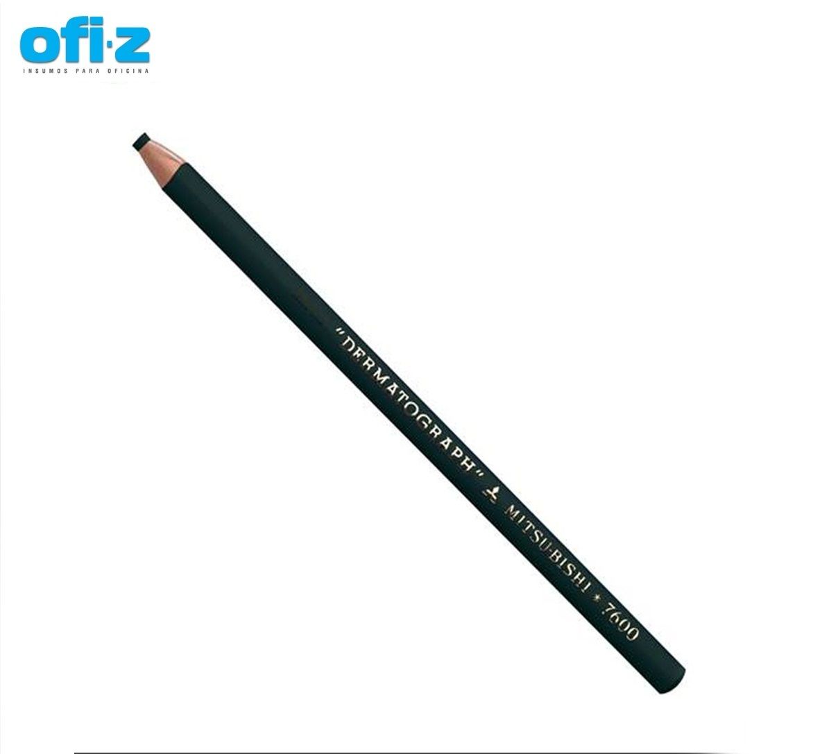 Lapiz Dermatografico negro x 12u
