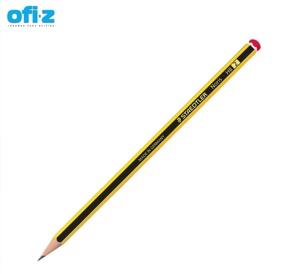  STAEDTLER 13247C12a6th - Lápices No. 2 Hb, preafilados, 12/Dz,  amarillo : Productos de Oficina