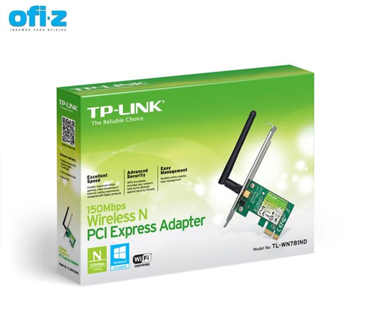 Placa Wifi TP-LINK 150MBPS
