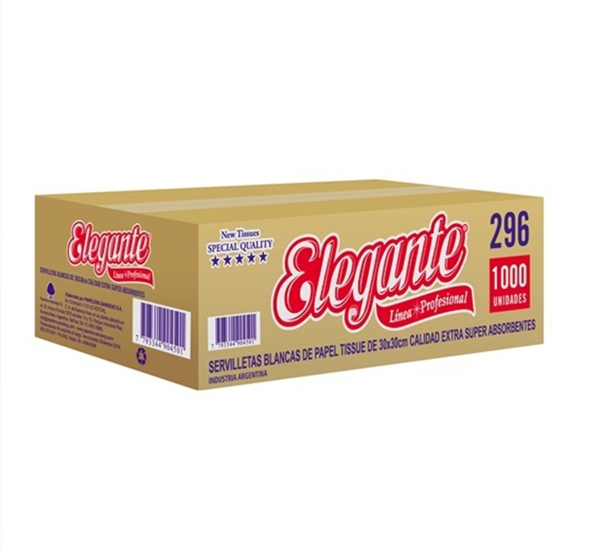 Servilletas de papel en caja X 1000u