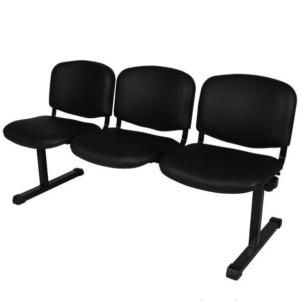 Silla Tamdem Lisi X 3 Cuerpos Tapizada
