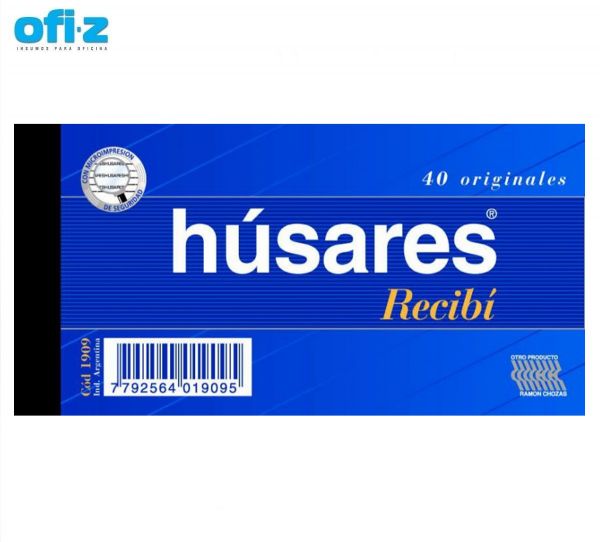 Talonario Husares Recibi Mignon