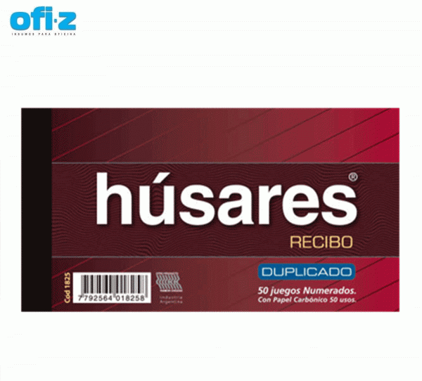Talonario Husares Recibo Duplicado