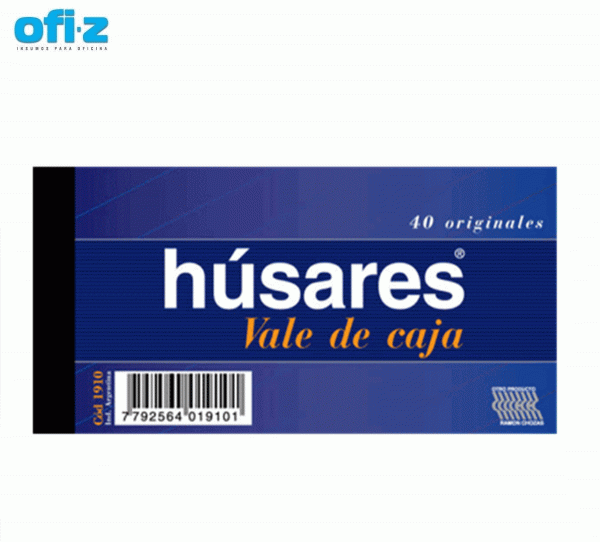 Talonario Husares Vale De Caja