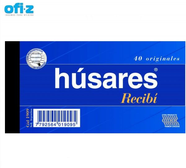Talonario Husares Original Recibí Grande